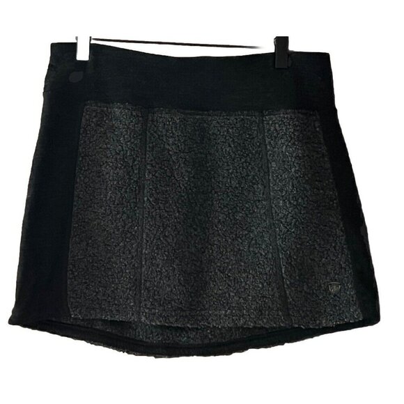 Kuhl Women's Small Unlined Wool Blend Skirt Charcoal Gray Black Waist 29" - Picture 1 of 6